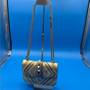 Valentino Garavani Crossbody/Shoulder Bag - Green, Blue, Cream and Gold.